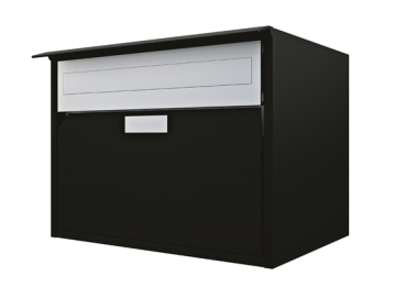Briefkasten Huber Aluminium 300/400 Schwarz IGP Trend 9 (D)